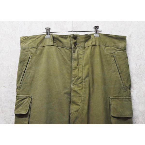 画像3: 【50'ｓ∼】【ビンテージ】【フランス軍】【フレンチアーミー】M47【M-47前期】サイズ39【フィールドトラウザーズ】【カーゴパンツ】【ｗ42程度】 