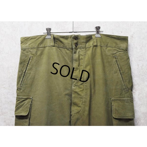 画像3: 【50'ｓ∼】【ビンテージ】【フランス軍】【フレンチアーミー】M47【M-47前期】サイズ39【フィールドトラウザーズ】【カーゴパンツ】【ｗ42程度】 
