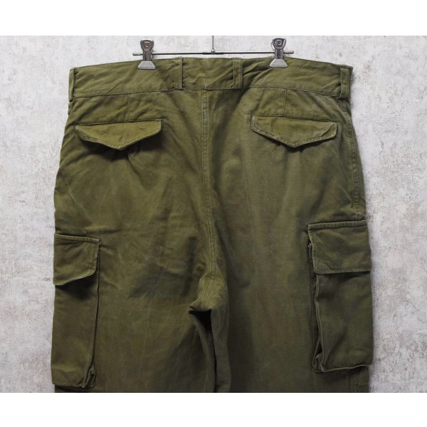 画像4: 【50'ｓ∼】【ビンテージ】【フランス軍】【フレンチアーミー】M47【M-47前期】サイズ39【フィールドトラウザーズ】【カーゴパンツ】【ｗ42程度】 