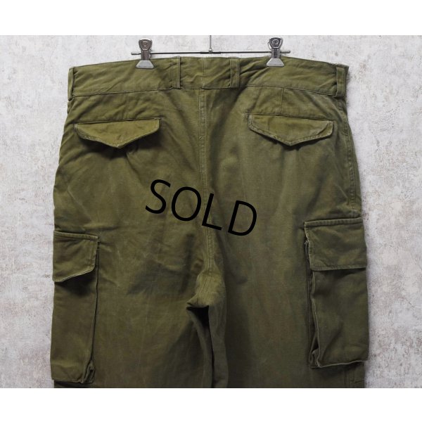 画像4: 【50'ｓ∼】【ビンテージ】【フランス軍】【フレンチアーミー】M47【M-47前期】サイズ39【フィールドトラウザーズ】【カーゴパンツ】【ｗ42程度】 