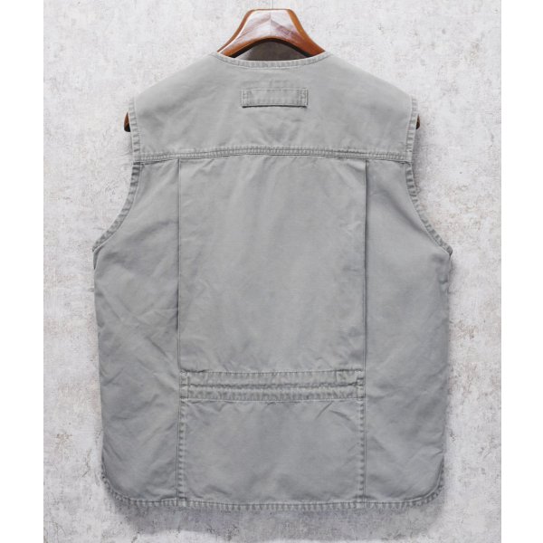 画像3: 90's~【ビンテージ】【Eddie Baue】【エディーバウアー】黒タグ【グレー】【ハンティングベスト】【サイズM】 
