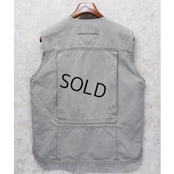 画像3: 90's~【ビンテージ】【Eddie Baue】【エディーバウアー】黒タグ【グレー】【ハンティングベスト】【サイズM】 