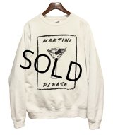 【ビンテージ】Pacific & Co パシフィックアンドコー MARTIN PLEASE【白】スウェット【サイズL】 