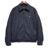 ビンテージ【ラルフローレン】【RALPH LAUREN】【紺】【スウィングトップ】【ジップアップブルゾン】【サイズＬ】 