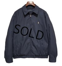 ビンテージ【ラルフローレン】【RALPH LAUREN】【紺】【スウィングトップ】【ジップアップブルゾン】【サイズＬ】 