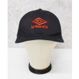画像1: 【ビンテージ】【UMBRO】【アンブロ】【黒】ツバ裏緑【キャップ】【サイズフリー】BBキャップ<br> (1)