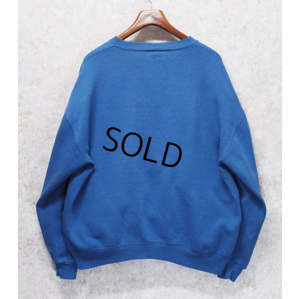 画像3: 90'ｓ【USA製】【RUSSELL】ラッセル 【ビンテージ】水色【無地】【クルーネック】前V スウェット【サイズXXL】 