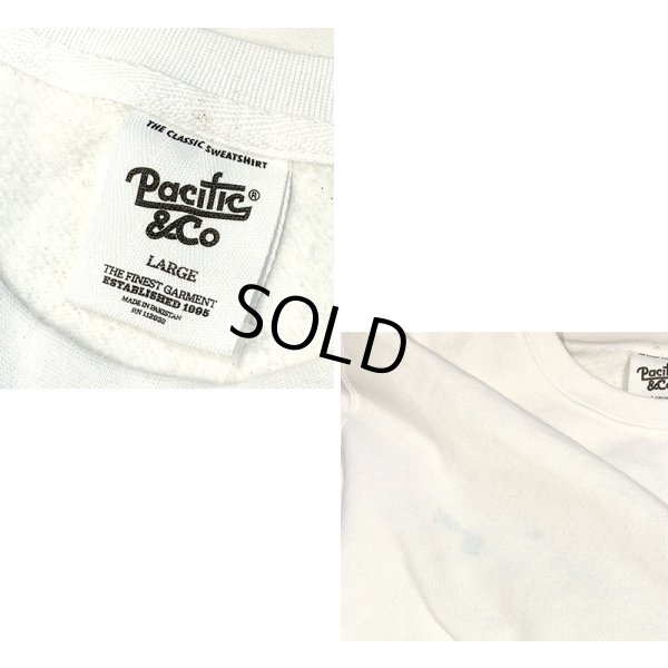 画像2: 【ビンテージ】Pacific & Co パシフィックアンドコー MARTIN PLEASE【白】スウェット【サイズL】 
