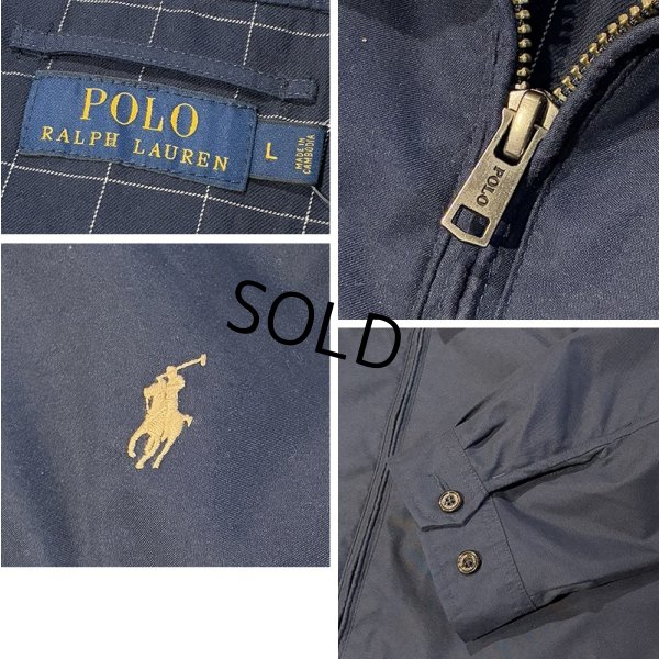 画像2: ビンテージ【ラルフローレン】【RALPH LAUREN】【紺】【スウィングトップ】【ジップアップブルゾン】【サイズＬ】 