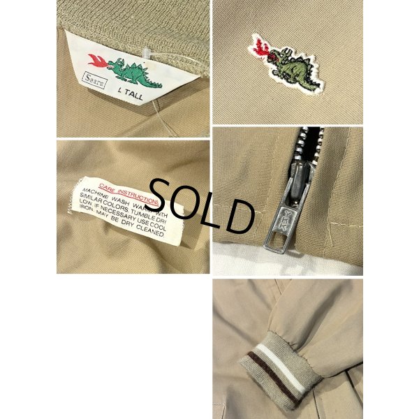 画像2: 【ビンテージ】【SEARS】【シアーズ】【ブラギンドラゴン】【ジップアップブルゾン】【サイズL-TALL】 
