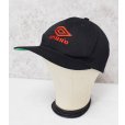 画像3: 【ビンテージ】【UMBRO】【アンブロ】【黒】ツバ裏緑【キャップ】【サイズフリー】BBキャップ<br> (3)