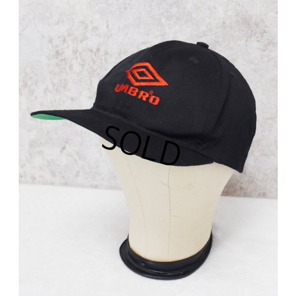 画像3: 【ビンテージ】【UMBRO】【アンブロ】【黒】ツバ裏緑【キャップ】【サイズフリー】BBキャップ 