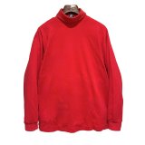 〜90'ｓ【GAP】オールドギャップ ビンテージ【赤】無地【タートルネックロンT】【サイズXL】 
