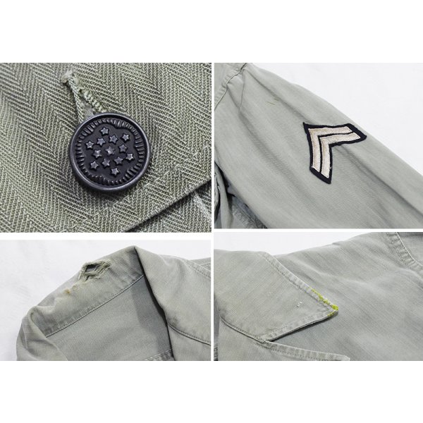 画像2: 40's【ビンテージ】【米軍実物】U.S.ARMY【Ｍ-41】M41【HBTジャケット】【Ｌ程度】 