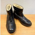 画像1: 50's〜【USA製】【黒】裏ボア付き レザーブーツ【サイズ 26.5〜27ｃｍ】<br> (1)