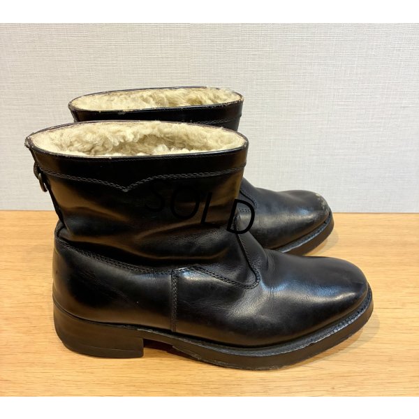 画像4: 50's〜【USA製】【黒】裏ボア付き レザーブーツ【サイズ 26.5〜27ｃｍ】 