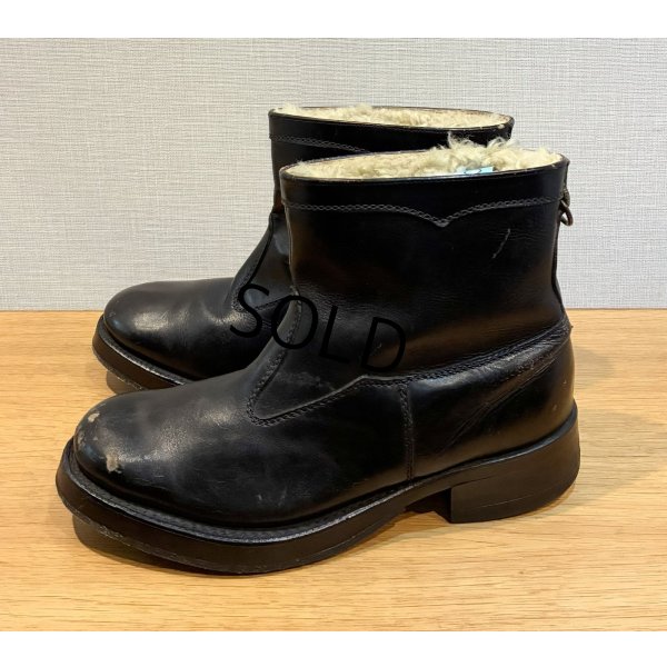 画像6: 50's〜【USA製】【黒】裏ボア付き レザーブーツ【サイズ 26.5〜27ｃｍ】 