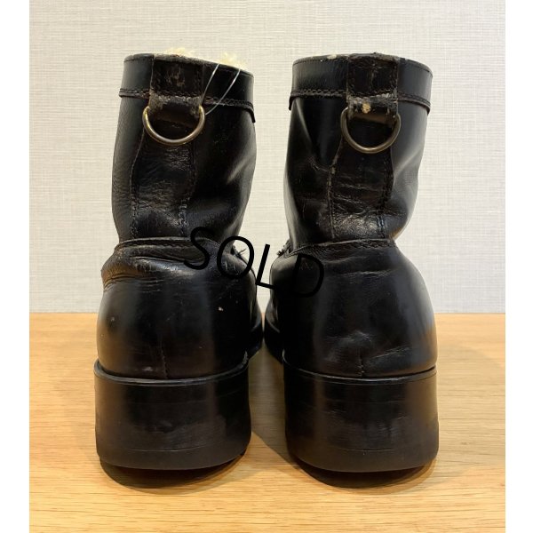 画像5: 50's〜【USA製】【黒】裏ボア付き レザーブーツ【サイズ 26.5〜27ｃｍ】 