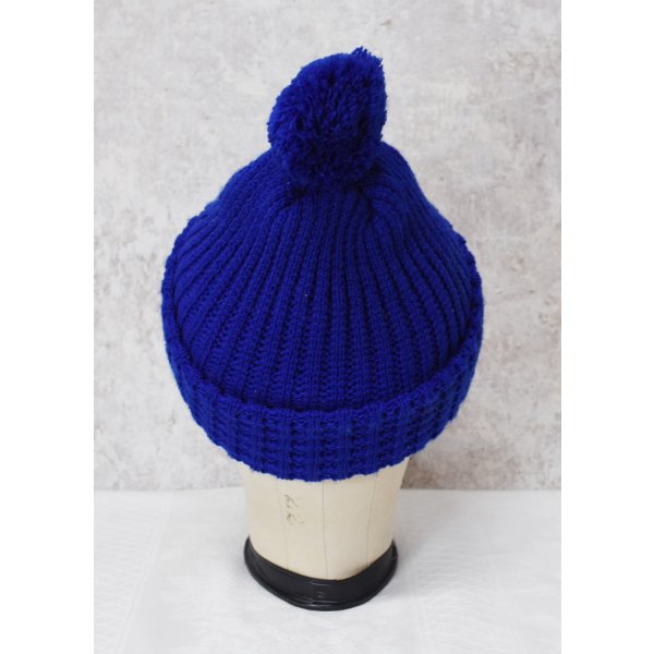 画像7: 【ビンテージ】【FARMUTUAL】ファーム・ミューチュアル【青】【ボンボン付き】【ニットキャップ】【ニット帽】  