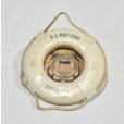 画像1: 【ビンテージ】アンティーク【USCG】アメリカ沿岸警備隊【浮き輪】救命浮輪【ミニチュア】オブジェ【雑貨】置物<br> (1)