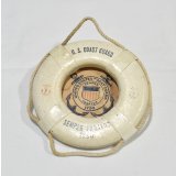 【ビンテージ】アンティーク【USCG】アメリカ沿岸警備隊【浮き輪】救命浮輪【ミニチュア】オブジェ【雑貨】置物 