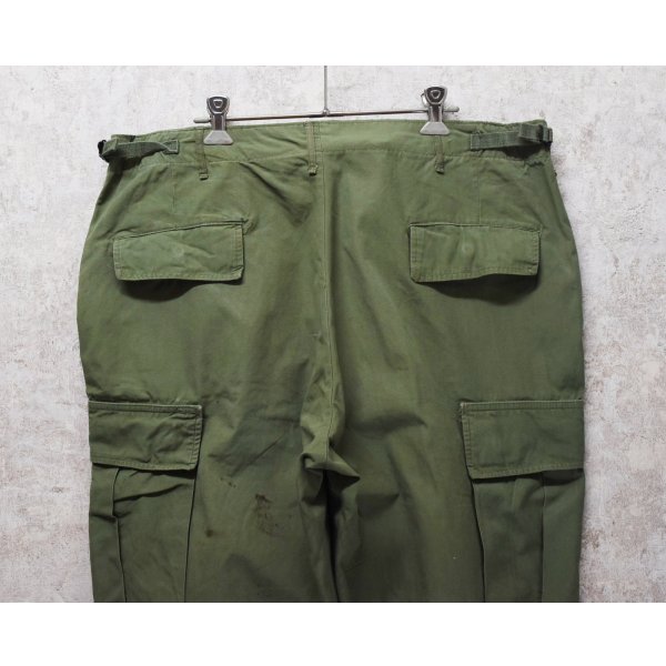 画像5: 【60's】【米軍実物】【ビンテージ】 【U.S.ARMY】ノンリップ【ジャングルファティーグパンツ】【L-Short】 