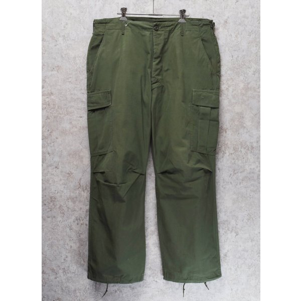 画像1: 【60's】【米軍実物】【ビンテージ】 【U.S.ARMY】ノンリップ【ジャングルファティーグパンツ】【L-Short】 