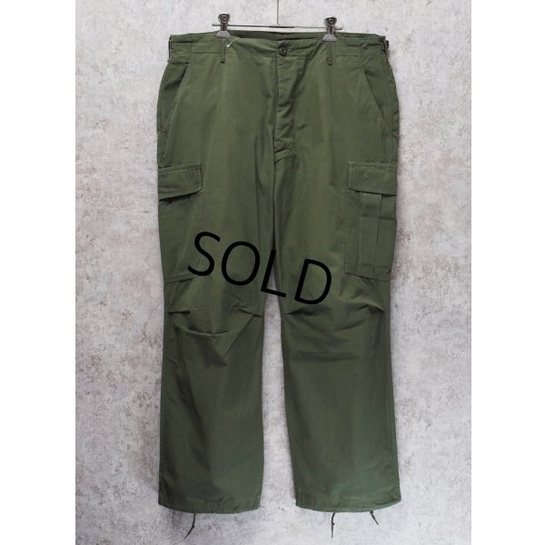 画像1: 【60's】【米軍実物】【ビンテージ】 【U.S.ARMY】ノンリップ【ジャングルファティーグパンツ】【L-Short】 