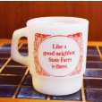 画像3: 【Fire King】【ファイヤーキング】【ステートファームインシュアランス】プリントマグ【スタッキングマグ】【マグカップ】<br> (3)