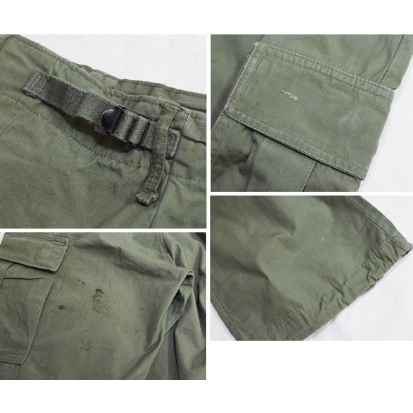 画像3: 【60's】【米軍実物】【ビンテージ】 【U.S.ARMY】ノンリップ【ジャングルファティーグパンツ】【L-Short】 