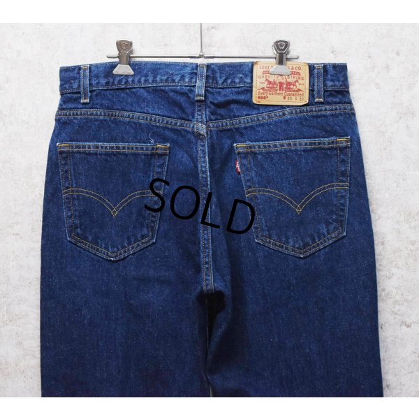 画像5: グアテマラ製【ビンテージ】【LEVI'S】【リーバイス５０５】505【濃紺】【デニムパンツ】【35×32】 