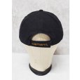 画像5: 【ビンテージ】【carhartt】【カーハート】【黒】【ロゴ入り】 【ベースボールキャップ】フリーサイズ  <br> (5)