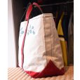 画像5: 【80’s】【ビンテージ】【L.L.bean】【エルエルビーン】生成り×赤ｘ緑【ヒイラギ】【キャンバス】【トートバッグ】【キャンバストート】<br> (5)