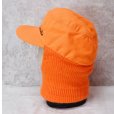 画像3: 【ビンテージ】カベラス【cabela's】オレンジ【フェイスマスク付き】キャップ【ニット帽】【サイズXL】<br> (3)