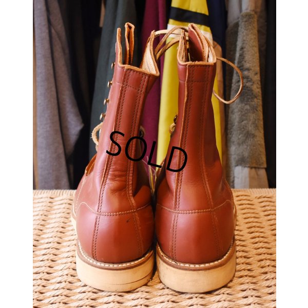 画像6: デッドストック【50's】【Red Wing】【レッドウィング】250【TUFFY】青タグ【ブラウン】レザーシューズ【１０ホールブーツ】【7D】【25cm程度】 
