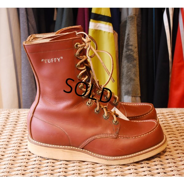 画像5: デッドストック【50's】【Red Wing】【レッドウィング】250【TUFFY】青タグ【ブラウン】レザーシューズ【１０ホールブーツ】【7D】【25cm程度】 