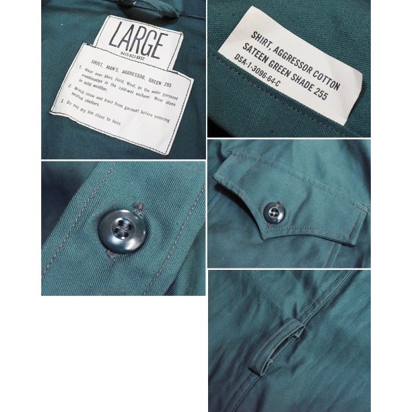 画像2: デッドストック【60's】【U.S.ARMY】【米軍実物】【ビンテージ】【アグレッサーシャツ】【サイズL】 