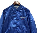【USA製】【ビンテージ】【Dunbrooke 】ダンブルック【WALMART】青【ナイロンジャケット】【スタジャン】【サイズＸＬ】 