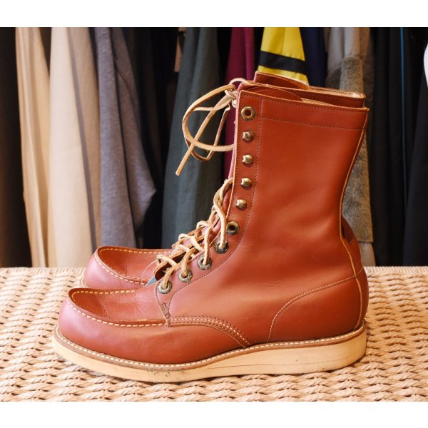 画像6: デッドストック【50's】【Red Wing】【レッドウィング】250【TUFFY】青タグ【ブラウン】レザーシューズ【１０ホールブーツ】【7D】【25cm程度】 