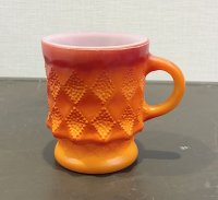 【Fire King】【ファイヤーキング】【オレンジ】【キンバリー】【マグカップ】 