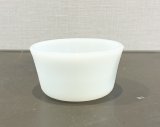 ビンテージ【アンティーク】【グラスベイク】Glasbake【ホワイト】【カスタードカップ】【小鉢】