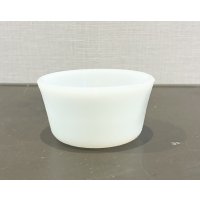 ビンテージ【アンティーク】【グラスベイク】Glasbake【ホワイト】【カスタードカップ】【小鉢】