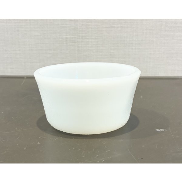 画像1: ビンテージ【アンティーク】【グラスベイク】Glasbake【ホワイト】【カスタードカップ】【小鉢】