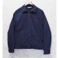 画像1: 【ラルフローレン】【POLO RALPH LAUREN】ビンテージ【紺】【コットン】ブルゾン【スウィングトップ】【サイズＬ】<br> (1)