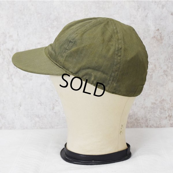 画像6: 40's【ビンテージ】米軍実物【U.S.NAVY】【USN】【N-3】【HBTキャップ】サイズ 7 3/8【57.5ｃｍ程度】 