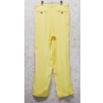 画像5: 90’S~ デッドストック USA製【JAMES LORD】ジェームズ・ロード【黄色】レーヨン ２タック【パンツ】【W34】<br> (5)