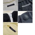 画像2: 90's【ビンテージ】【nautica】【ノーティカ】【緑ｘ紺ｘ白 切替】ｘ【生成り】リバーシブル  コットン ジップアップブルゾン【サイズL程度】<br> (2)