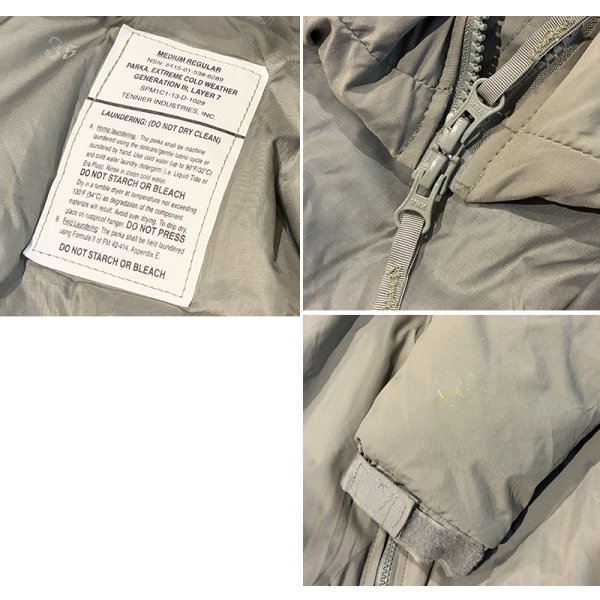 画像2: ほぼ未使用【米軍実物】【ECWCS】【GENIII】【レベル7】【プリマロフトジャケット】【M-Ｒ】 