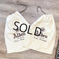 【ビンテージ】【Alden】オールデン 純正【生成り】【シューズバッグ】巾着 2枚セット 