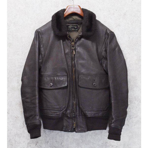 画像1: 70's【米軍実物】【ビンテージ】【U.S.NAVY】STAR SPORTSWEAR製【G-1】MIL-J-7823E(AS)【フライトジャケット】【US38】 